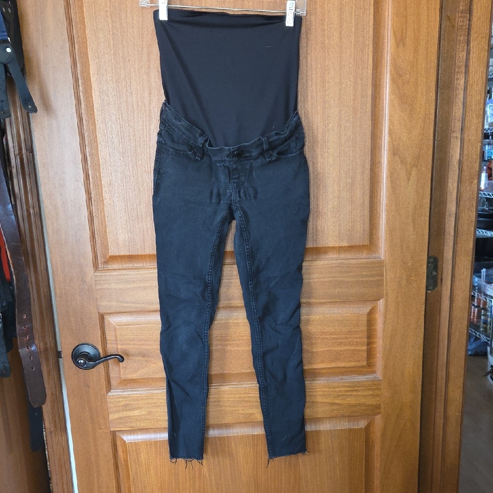 Abercrombie & Fitch Black Maternity Skinny Jeans